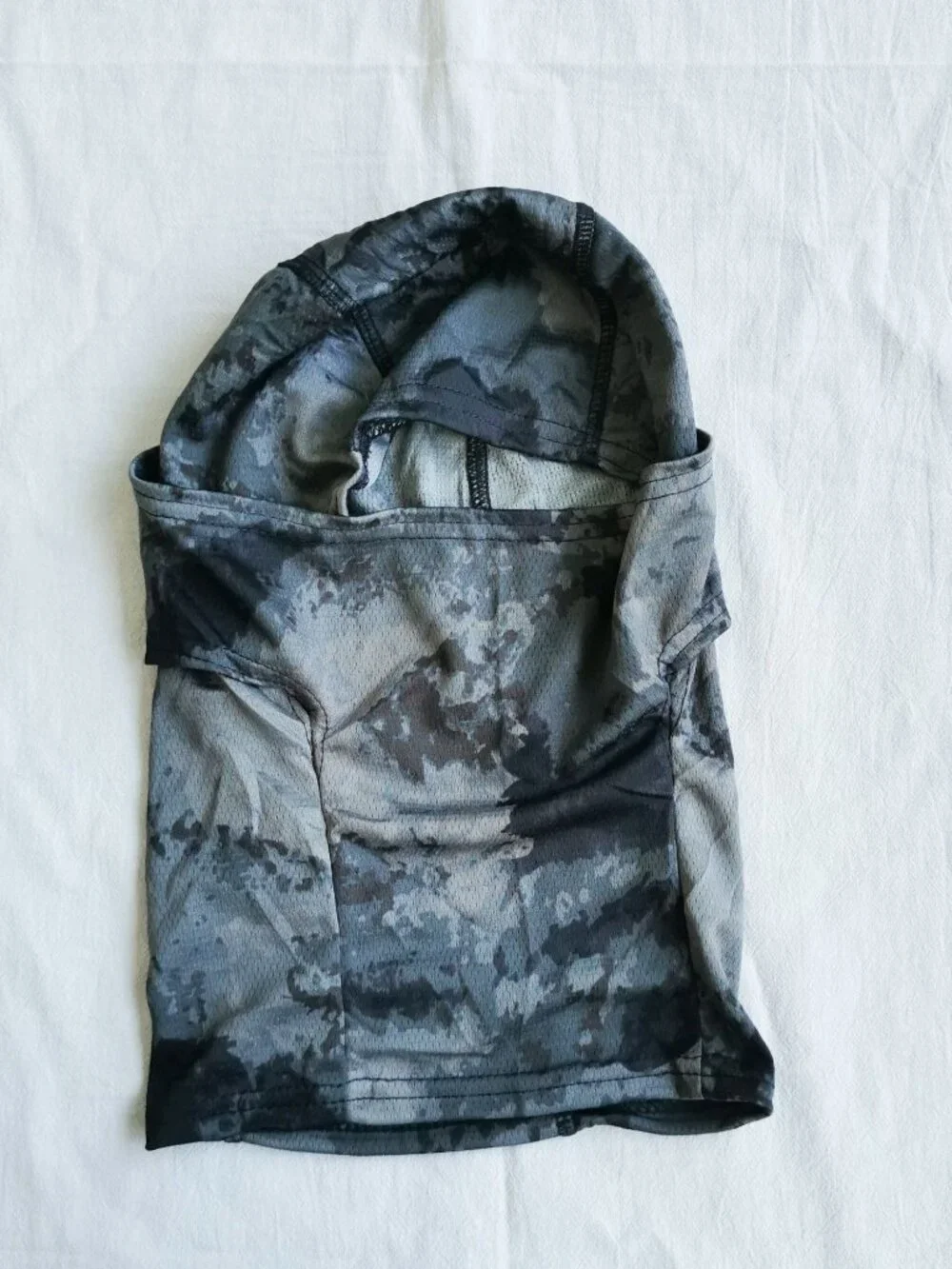 Multi Functional Black Camo Hood Mask Fast Dry Outdoor Hunting Cycling